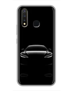 Чехол для Vivo Y19 с картинкой «Силуэт Tesla Night» Чехол для Vivo Y19 с картинкой «Силуэт Tesla Night»