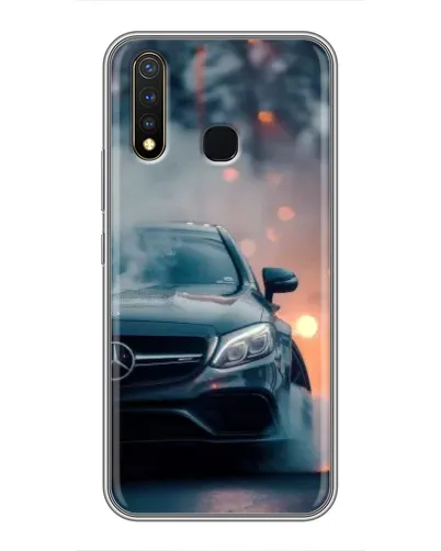 Чехол для Vivo Y19 с картинкой «Mercedes — ночной город» Чехол для Vivo Y19 с картинкой «Mercedes — ночной город»