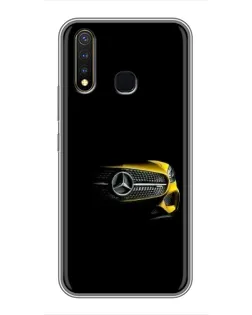 Чехол для Vivo Y19 с картинкой «Mercedes — ретро стиль»