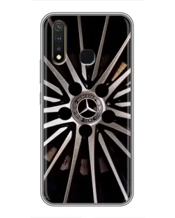 Чехол для Vivo Y19 с картинкой «Диск Mercedes»