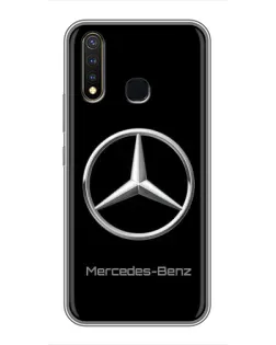 Чехол для Vivo Y19 с картинкой «Mercedes Silver Logo»