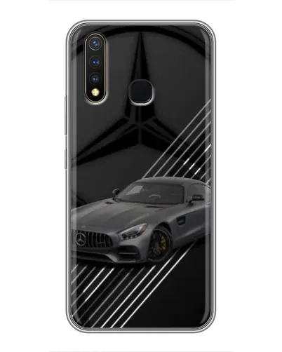 Чехол для Vivo Y19 с картинкой «Mercedes AMG — графика» Чехол для Vivo Y19 с картинкой «Mercedes AMG — графика»