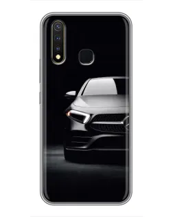 Чехол для Vivo Y19 с картинкой «Свет фар Mercedes»