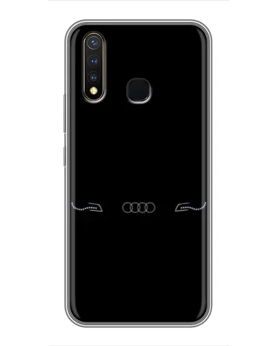 Чехол для Vivo Y19 с картинкой «Audi — световой подпись»
