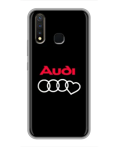 Чехол для Vivo Y19 с картинкой «Логотип Audi Heart»