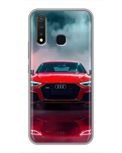 Чехол для Vivo Y19 с картинкой «Audi RS — красный стиль»