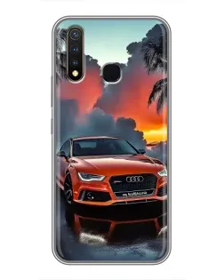 Чехол для Vivo Y19 с картинкой «Audi — закат» Чехол для Vivo Y19 с картинкой «Audi — закат»