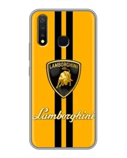 Чохол для Vivo Y19 з картинкою «Lamborghini Stripe жовтий»