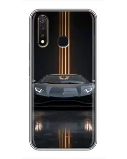Чехол для Vivo Y19 с картинкой «Lamborghini золотые линии» Чехол для Vivo Y19 с картинкой «Lamborghini золотые линии»