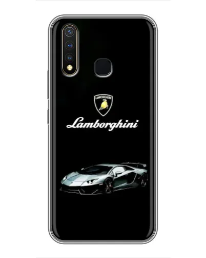 Чехол для Vivo Y19 с картинкой «Логотип Lamborghini классика»