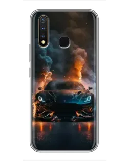 Чехол для Vivo Y19 с картинкой «Lamborghini дымная эстетика» Чехол для Vivo Y19 с картинкой «Lamborghini дымная эстетика»