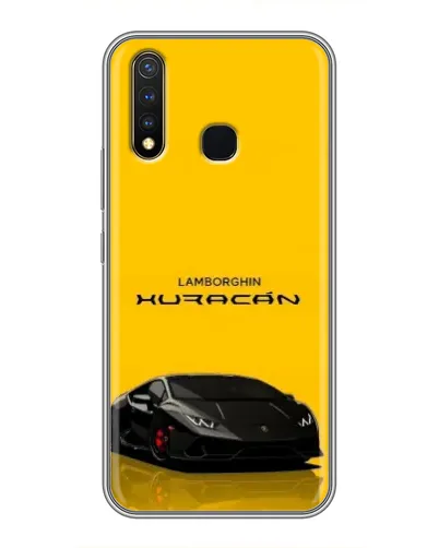 Чехол для Vivo Y19 с картинкой «Lamborghini Huracan черный»