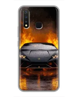 Чехол для Vivo Y19 с картинкой «Lamborghini в огне» Чехол для Vivo Y19 с картинкой «Lamborghini в огне»