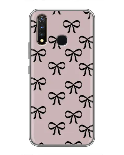Чохол для Vivo Y19 з картинкою «Чорні бантики» Чохол для Vivo Y19 з картинкою «Чорні бантики»