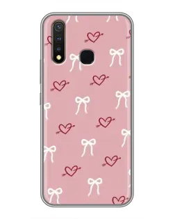 Чохол для Vivo Y19 з картинкою «Серця та банти»