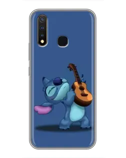 Чехол для Vivo Y19 с картинкой «Стич с укулеле»