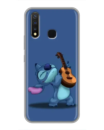 Чехол для Vivo Y19 с картинкой «Стич с укулеле»