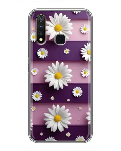 Чохол для Vivo Y19 з картинкою «Ромашки на фіолетовому» Чохол для Vivo Y19 з картинкою «Ромашки на фіолетовому»