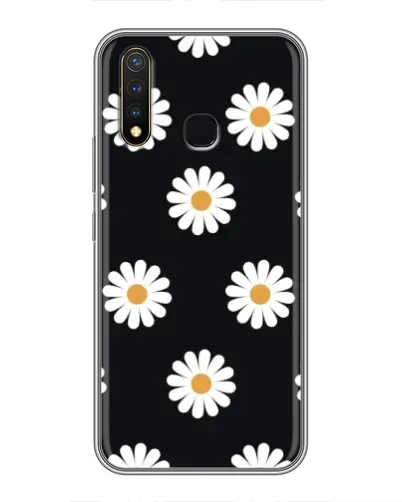 Чохол для Vivo Y19 з картинкою «Ромашки на чорному» Чохол для Vivo Y19 з картинкою «Ромашки на чорному»