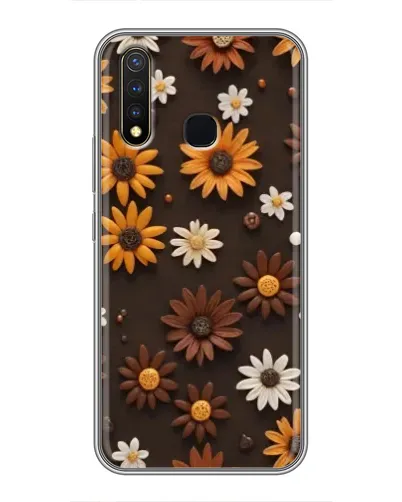 Чохол для Vivo Y19 з картинкою «Візерунок з маленьких соняшників» Чохол для Vivo Y19 з картинкою «Візерунок з маленьких соняшників»