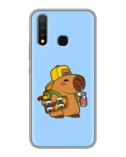 Чехол для Vivo Y19 с картинкой «Капибара на скейте» Чехол для Vivo Y19 с картинкой «Капибара на скейте»