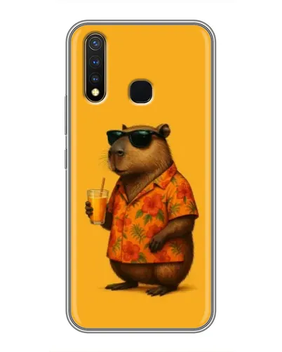 Чехол для Vivo Y19 с картинкой «Капибара на отдыхе» Чехол для Vivo Y19 с картинкой «Капибара на отдыхе»