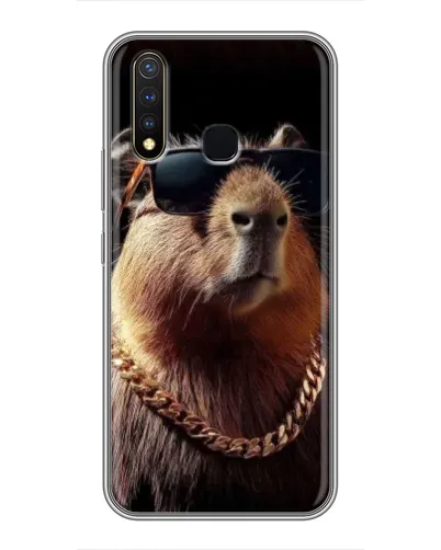 Чехол для Vivo Y19 с картинкой «Капибара золотая цепь» Чехол для Vivo Y19 с картинкой «Капибара золотая цепь»