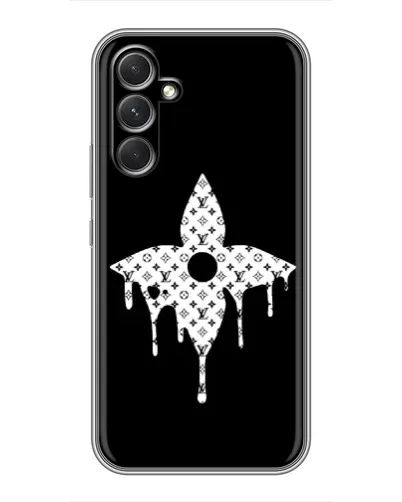 Чехол для Vivo Y19s GT с картинкой «Цветочная монограмма» Чехол для Vivo Y19s GT с картинкой «Цветочная монограмма»