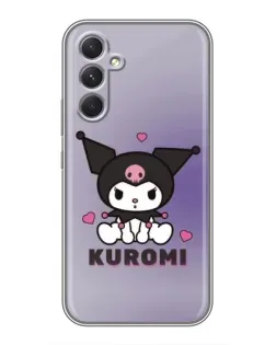 Чехол для Vivo Y19s GT с картинкой «Kuromi — фиолетовый арт»