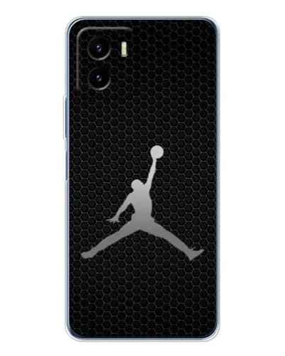 Чехол для Vivo Y19s Pro с картинкой «Jordan Dark Carbon»