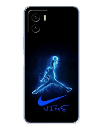 Чехол для Vivo Y19s Pro с картинкой «Jordan Neon Blue»