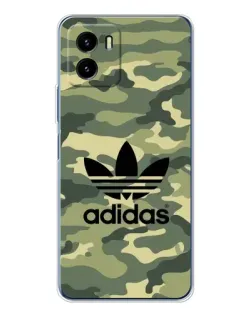 Чехол для Vivo Y19s Pro с картинкой «Милитари стиль Adidas»
