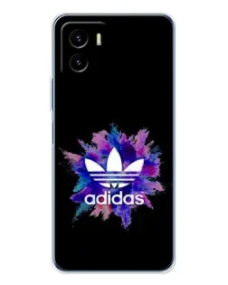 Чехол для Vivo Y19s Pro с картинкой «Взрыв красок Adidas»