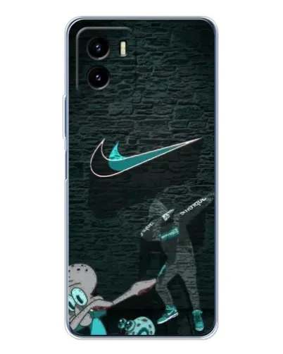 Чехол для Vivo Y19s Pro с картинкой «Спортивный арт Nike»