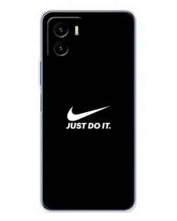 Чехол для Vivo Y19s Pro с картинкой «Минимализм от Nike»