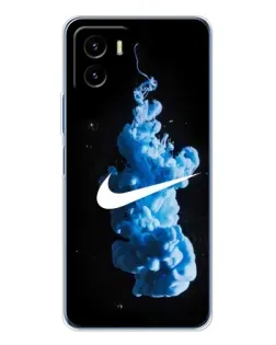 Чехол для Vivo Y19s Pro с картинкой «Nike и синий дым»