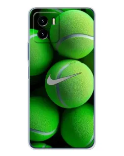 Чехол для Vivo Y19s Pro с картинкой «Теннисные мячи Найк»