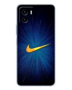 Чохол для Vivo Y19s Pro з картинкою «Синій пульс Nike»