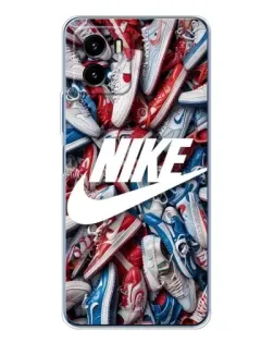 Чохол для Vivo Y19s Pro з картинкою «Колаж кросівок Найк»