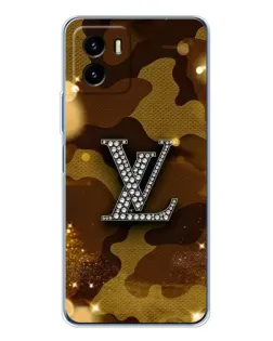 Чехол для Vivo Y19s Pro с картинкой «Камуфляжный Louis Vuitton»