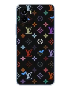 Чехол для Vivo Y19s Pro с картинкой «Цветная монограмма LV»