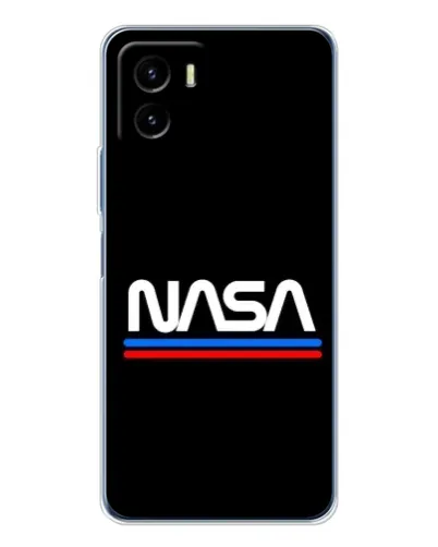 Чехол для Vivo Y19s Pro с картинкой «NASA — классика Red Blue» Чехол для Vivo Y19s Pro с картинкой «NASA — классика Red Blue»