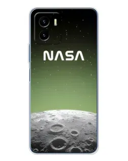 Чехол для Vivo Y19s Pro с картинкой «NASA — лунный градиент»