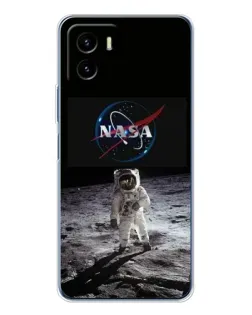 Чехол для Vivo Y19s Pro с картинкой «Астронавт на Луне»