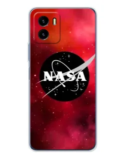 Чехол для Vivo Y19s Pro с картинкой «NASA — красная туманность»