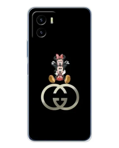 Чехол для Vivo Y19s Pro с картинкой «Минни Маус на лого» Чехол для Vivo Y19s Pro с картинкой «Минни Маус на лого»