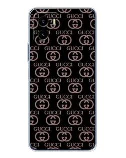 Чехол для Vivo Y19s Pro с картинкой «Классическая монограмма Gucci»