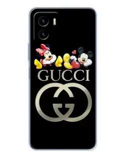 Чехол для Vivo Y19s Pro с картинкой «Gucci — герои Disney»