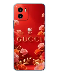Чехол для Vivo Y19s Pro с картинкой «Gucci — золотой сад»