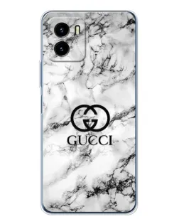 Чехол для Vivo Y19s Pro с картинкой «Gucci — мраморный шик»